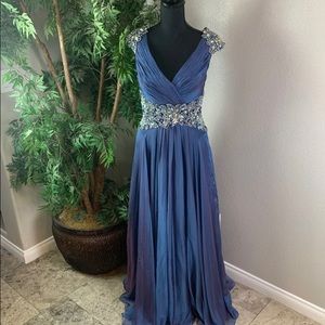 Women’s Long Formal/Prom Blue Dress M